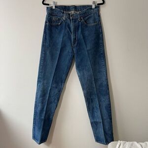 Levi's Orange Tab Women’s Pockets Zip Fly Straight Leg High Rise Denim Pants Siz